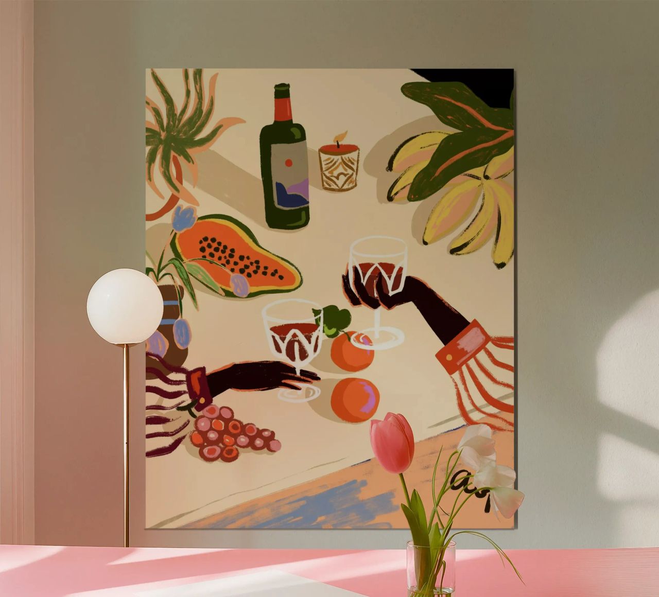 Cheers to You Poster von Arty Guava