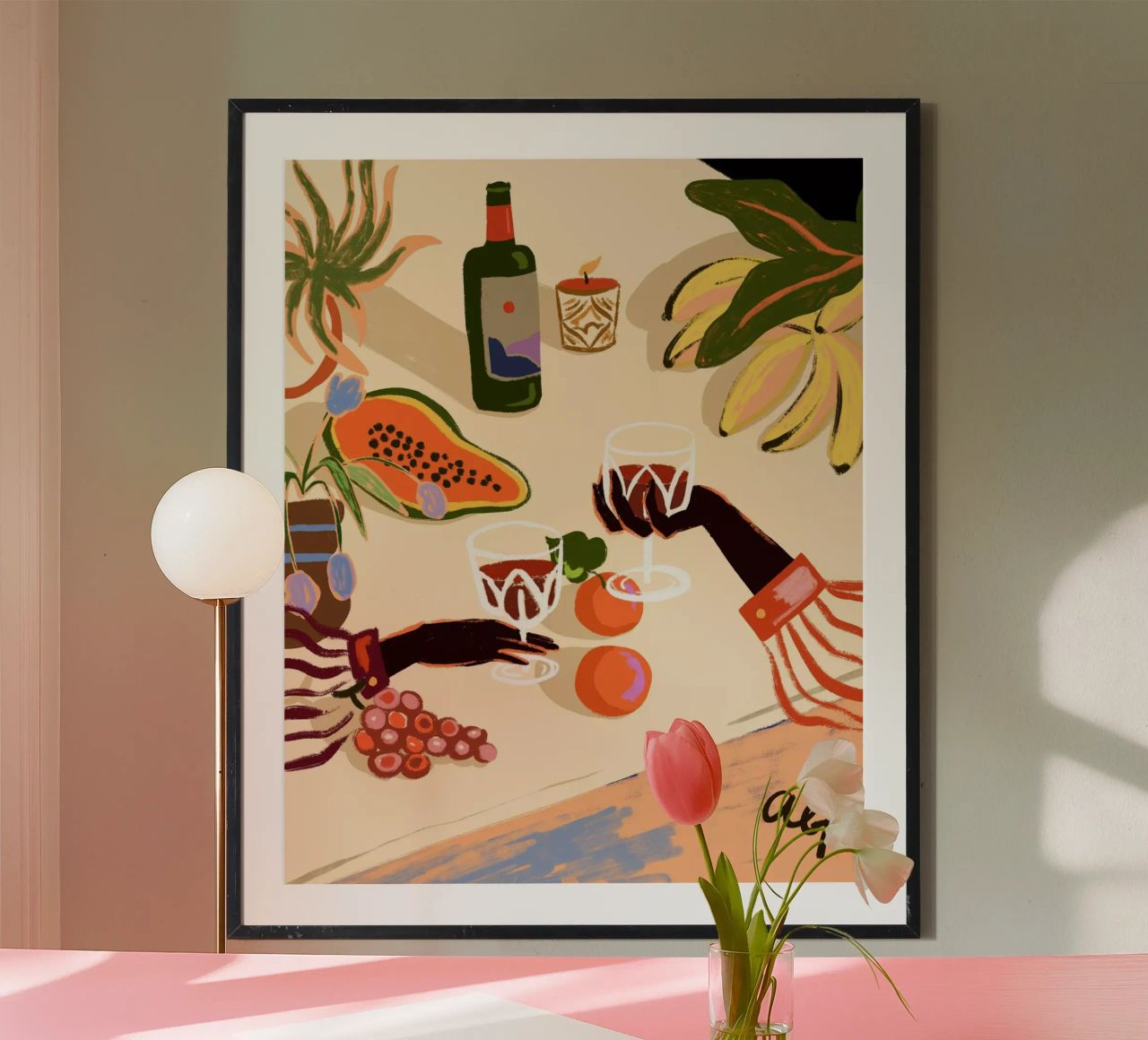 Cheers to You Poster von Arty Guava