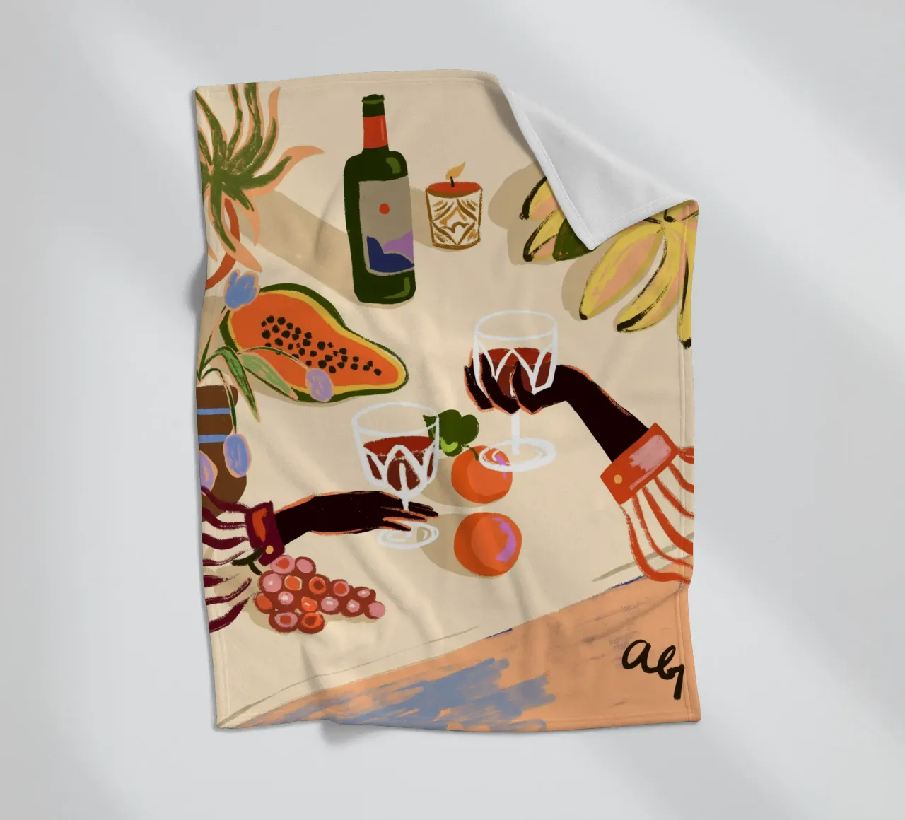 Cheers to You fleecedeken van Arty Guava