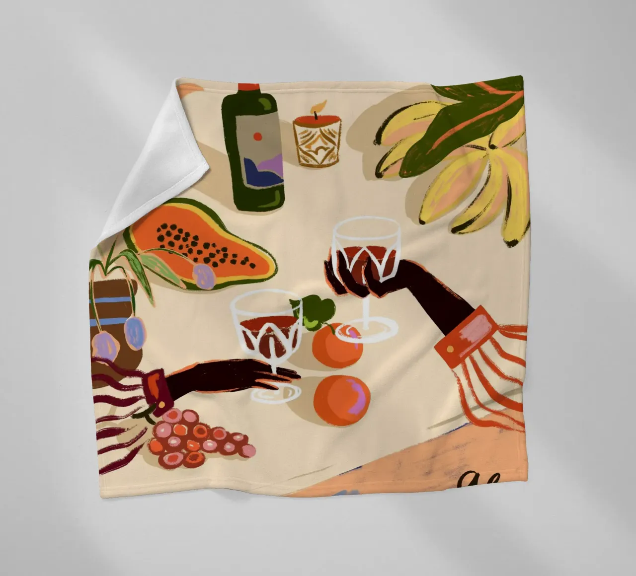 Cheers to You fleecedeken van Arty Guava