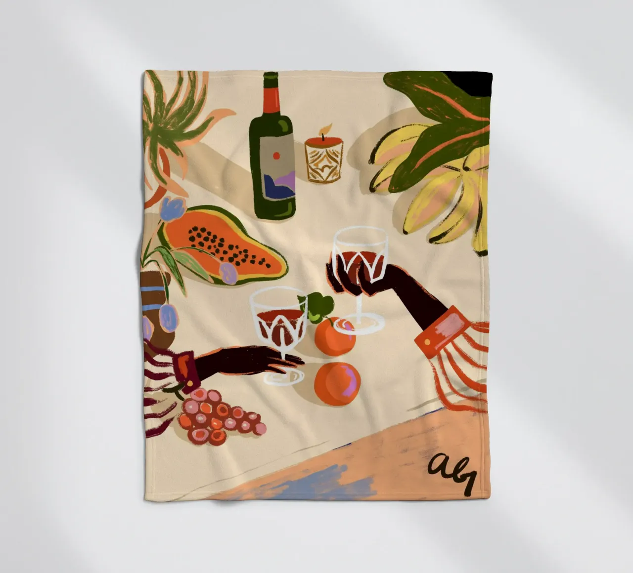 Cheers to You fleecedeken van Arty Guava