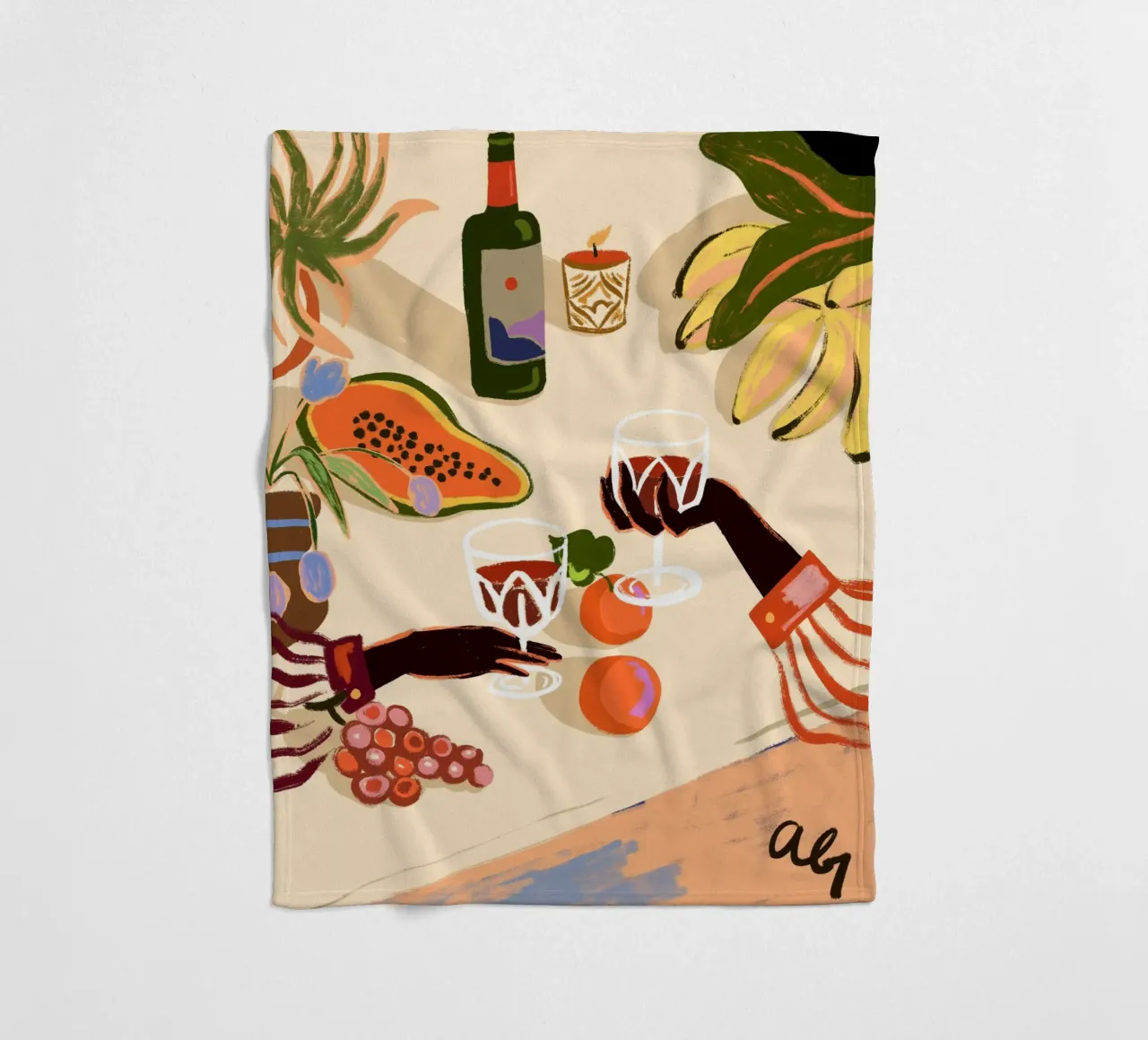 Cheers to You fleecedeken van Arty Guava