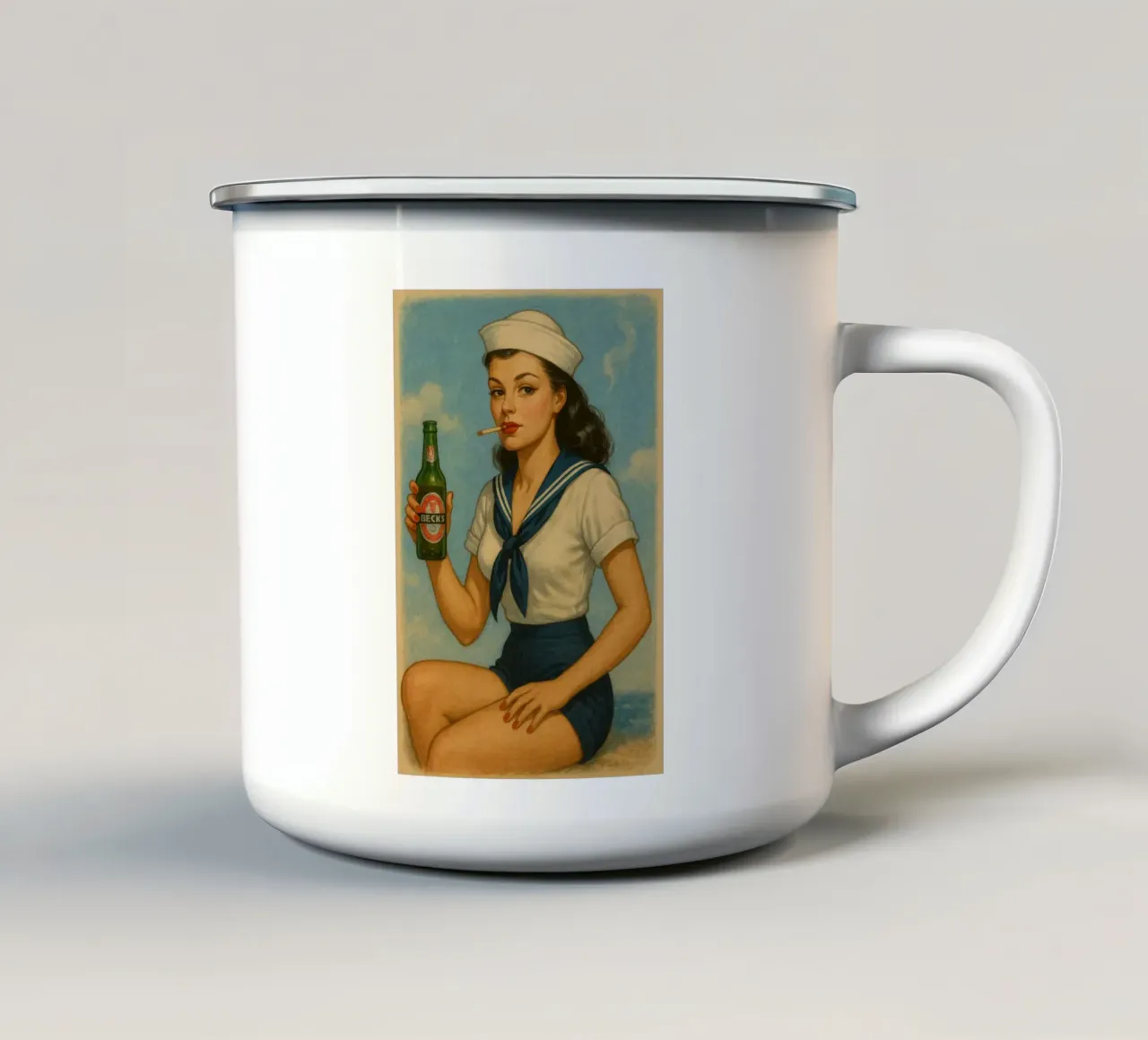 Ahoi! tazza in smalto da Fies&Fein