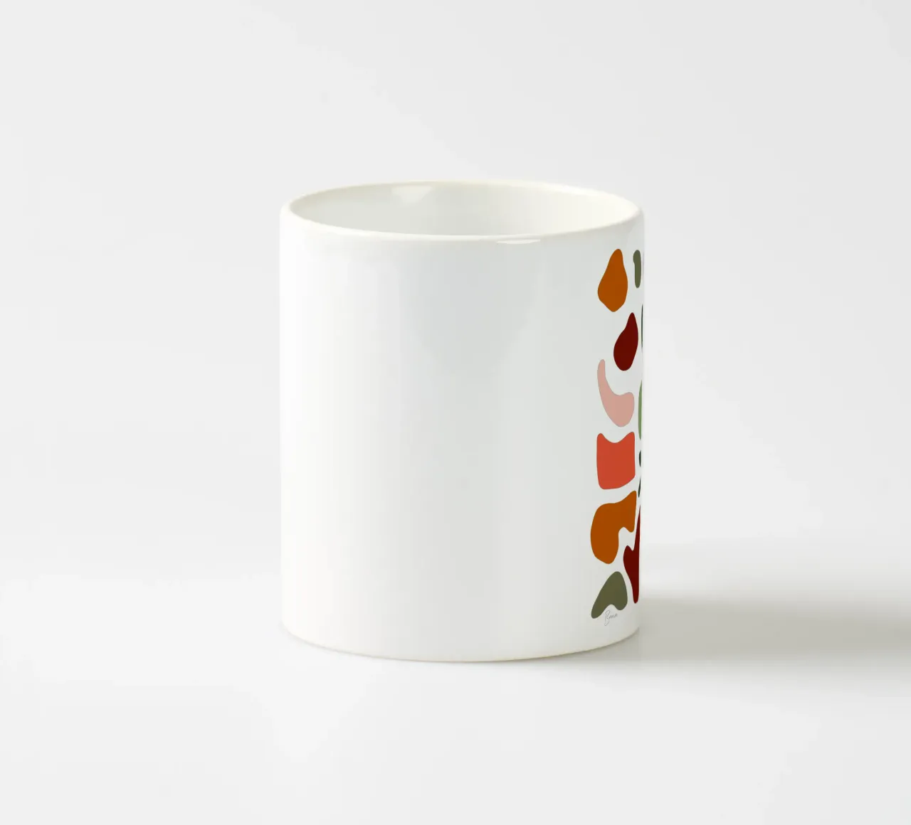 Pastel pattern mid century tazza in ceramica da BAINAI
