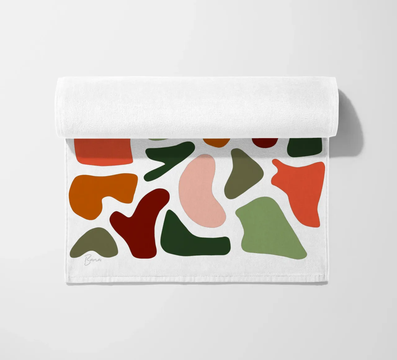 Pastel pattern mid century telo mare da BAINAI