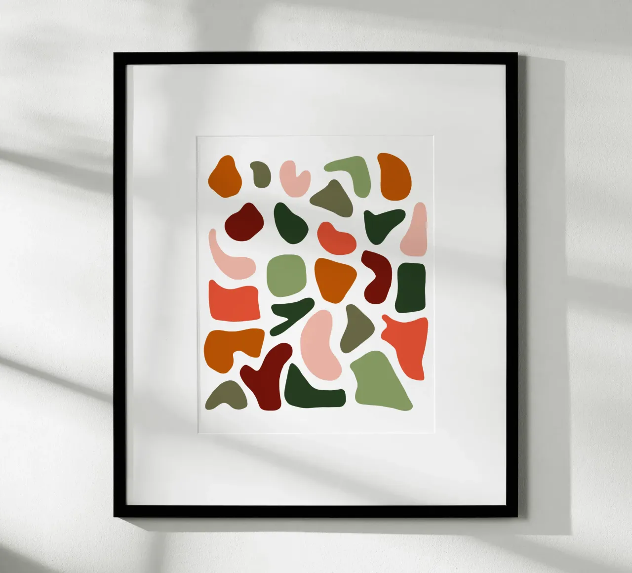 Pastel pattern mid century carta hahnemühle da BAINAI