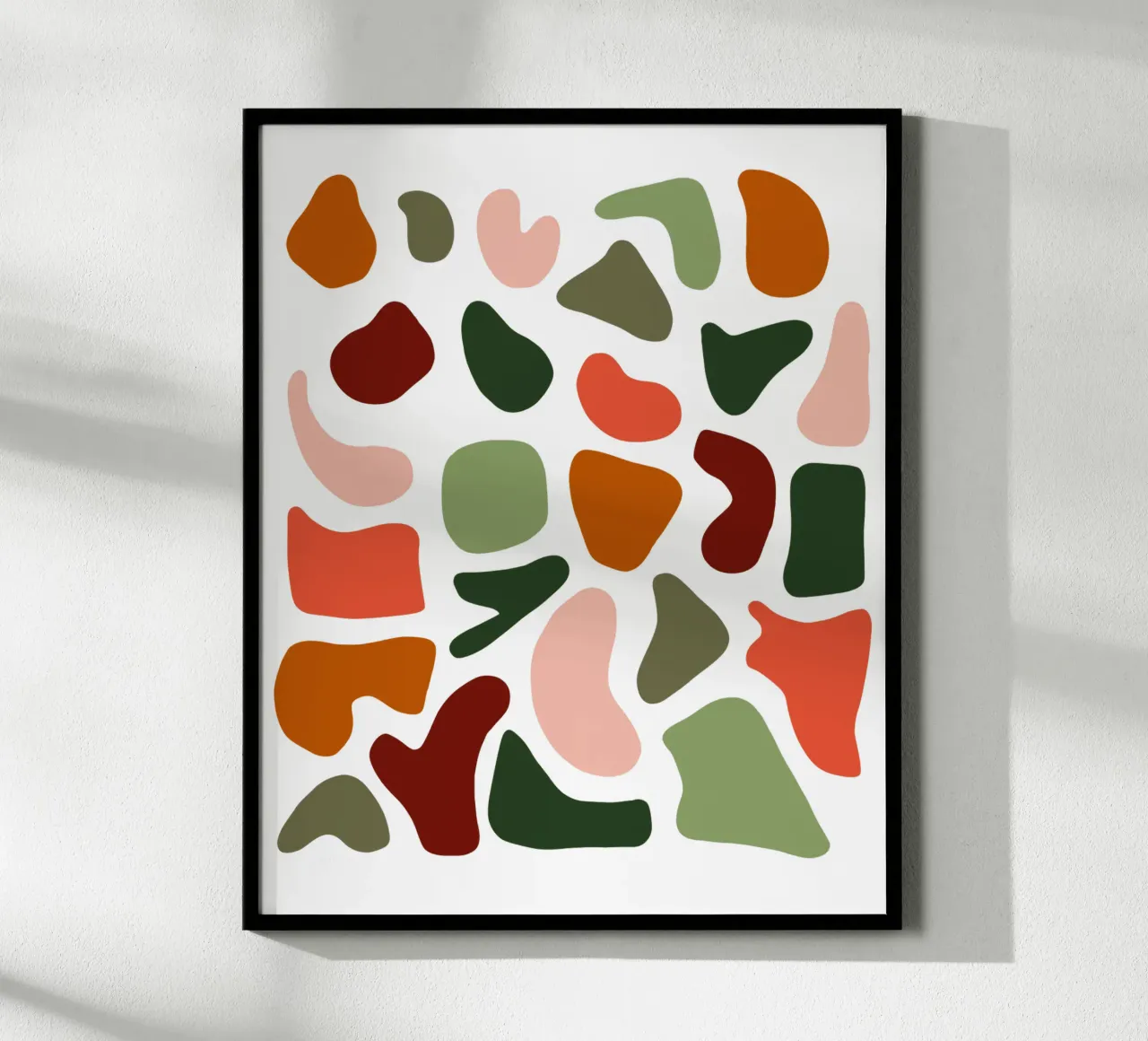 Pastel pattern mid century carta hahnemühle da BAINAI