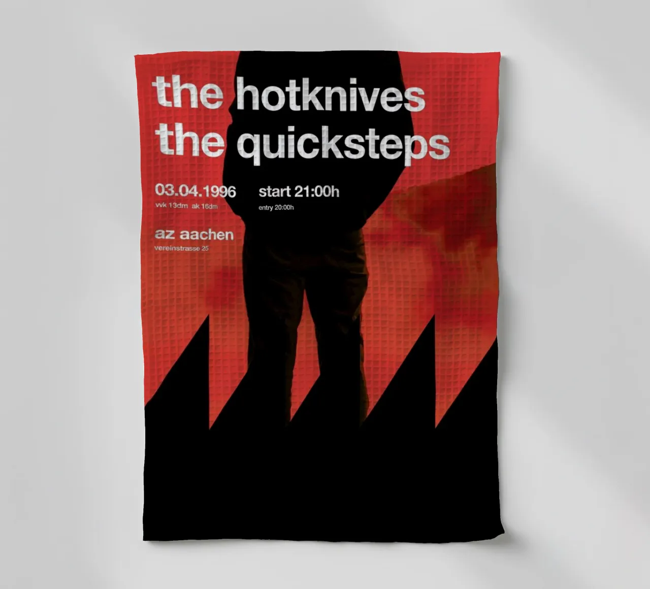 The Hotknives tea towel by Stephan Kochs