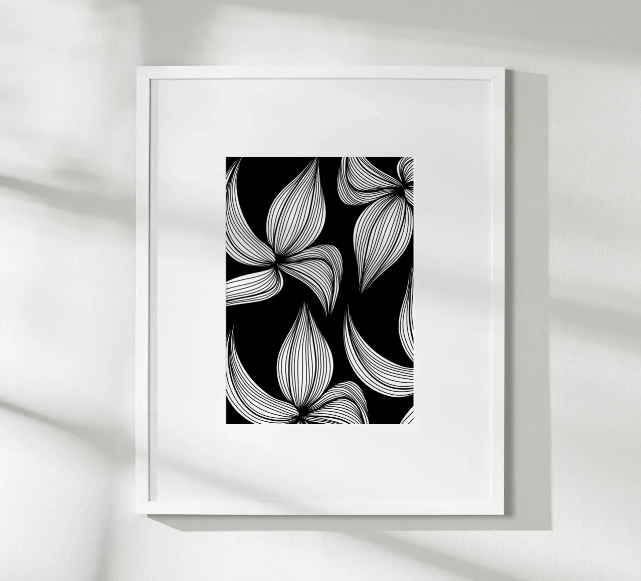 Flower Lines -Linienzeichnung Line Art hahnemühle by BAINAI