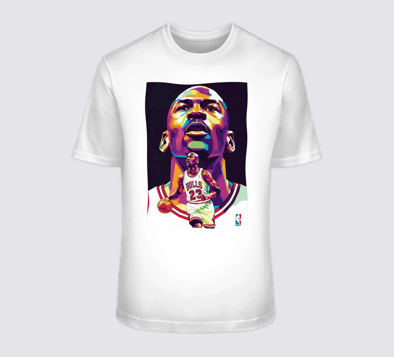 Michael Jordan in posa ravvicinata t-shirt da Hantamrata