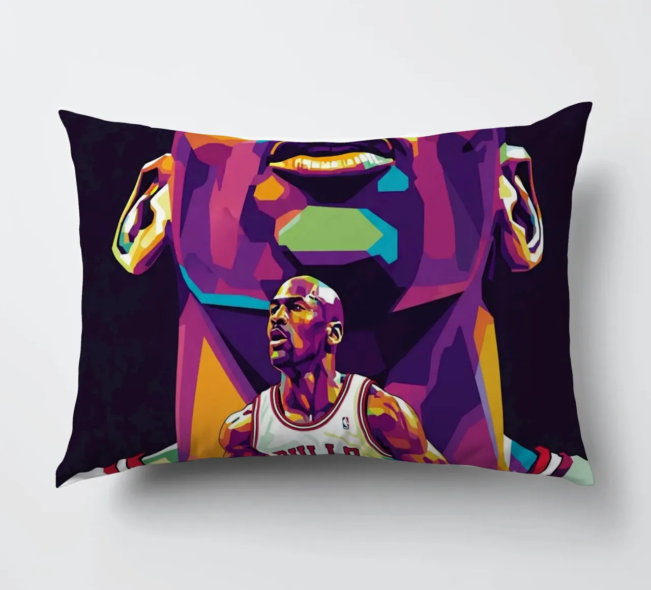 Michael Jordan in posa ravvicinata cuscino da Hantamrata