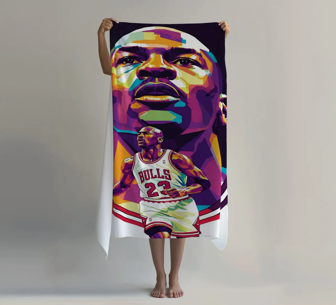 Michael Jordan in posa ravvicinata telo mare da Hantamrata