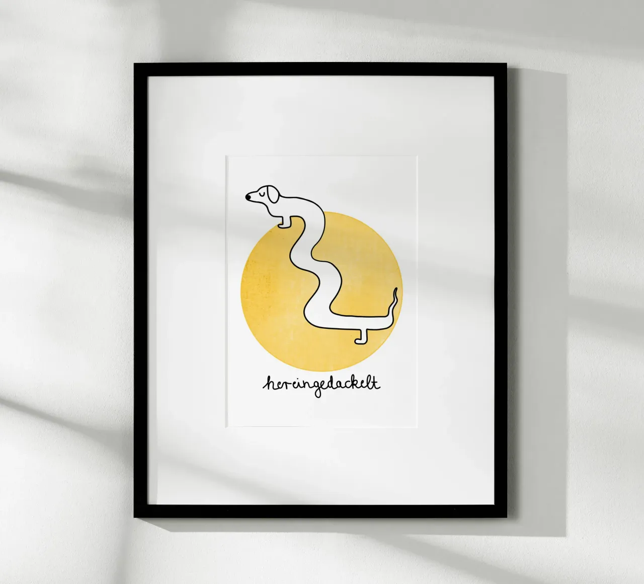 Hereingedackelt poster by BAINAI