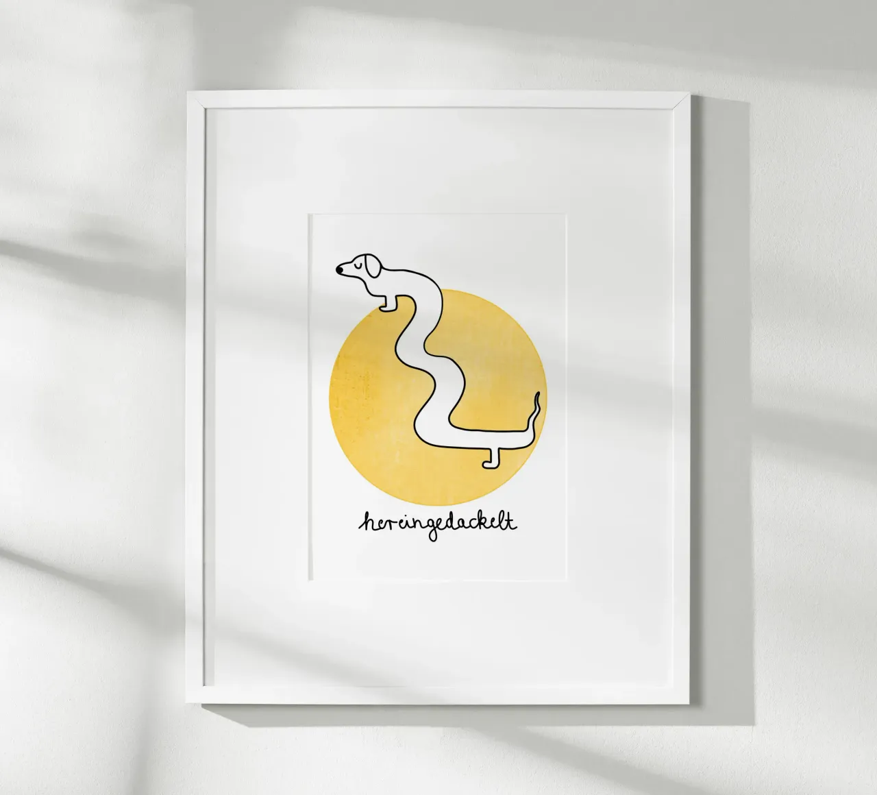 Hereingedackelt poster by BAINAI