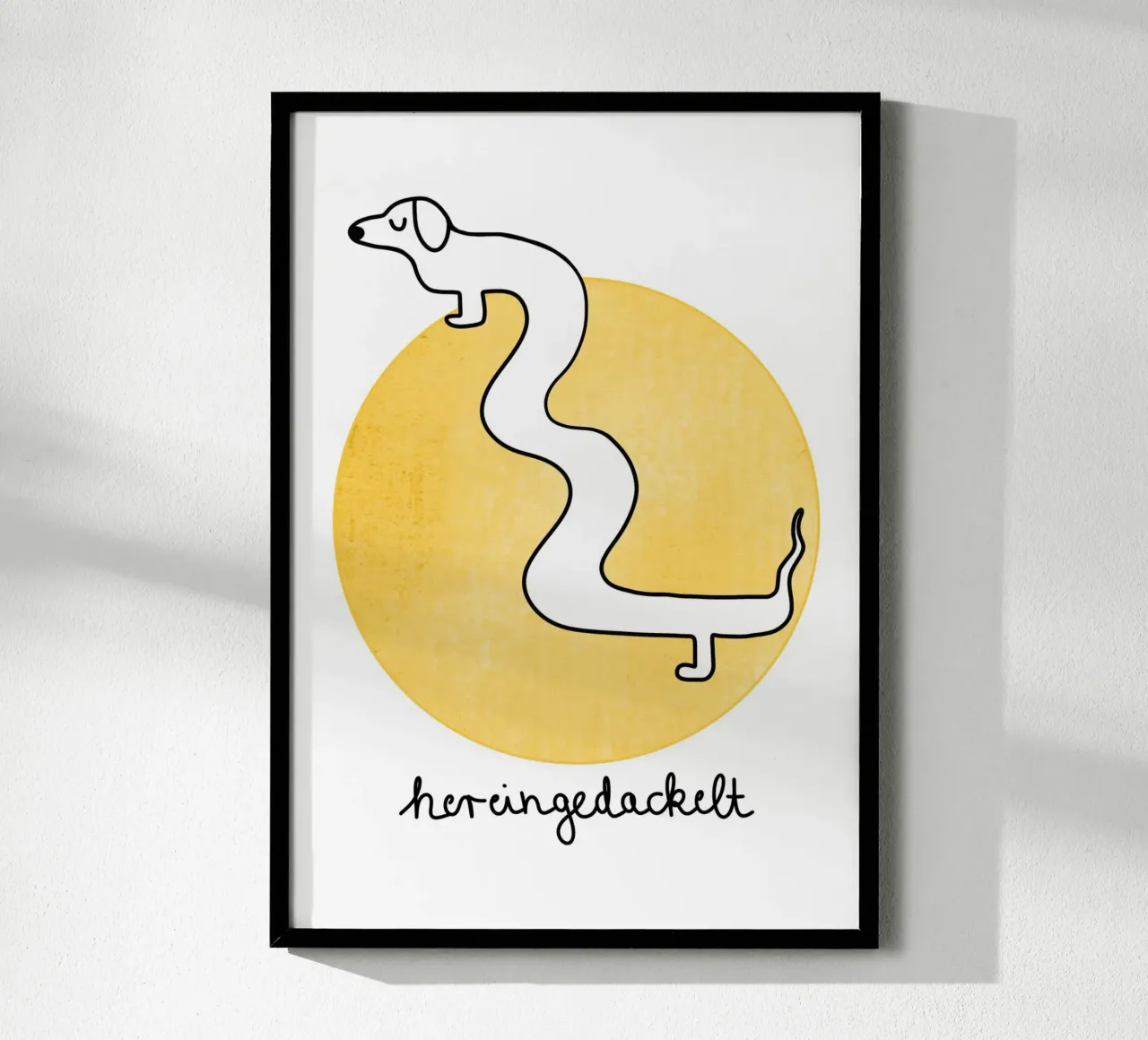 Hereingedackelt poster by BAINAI