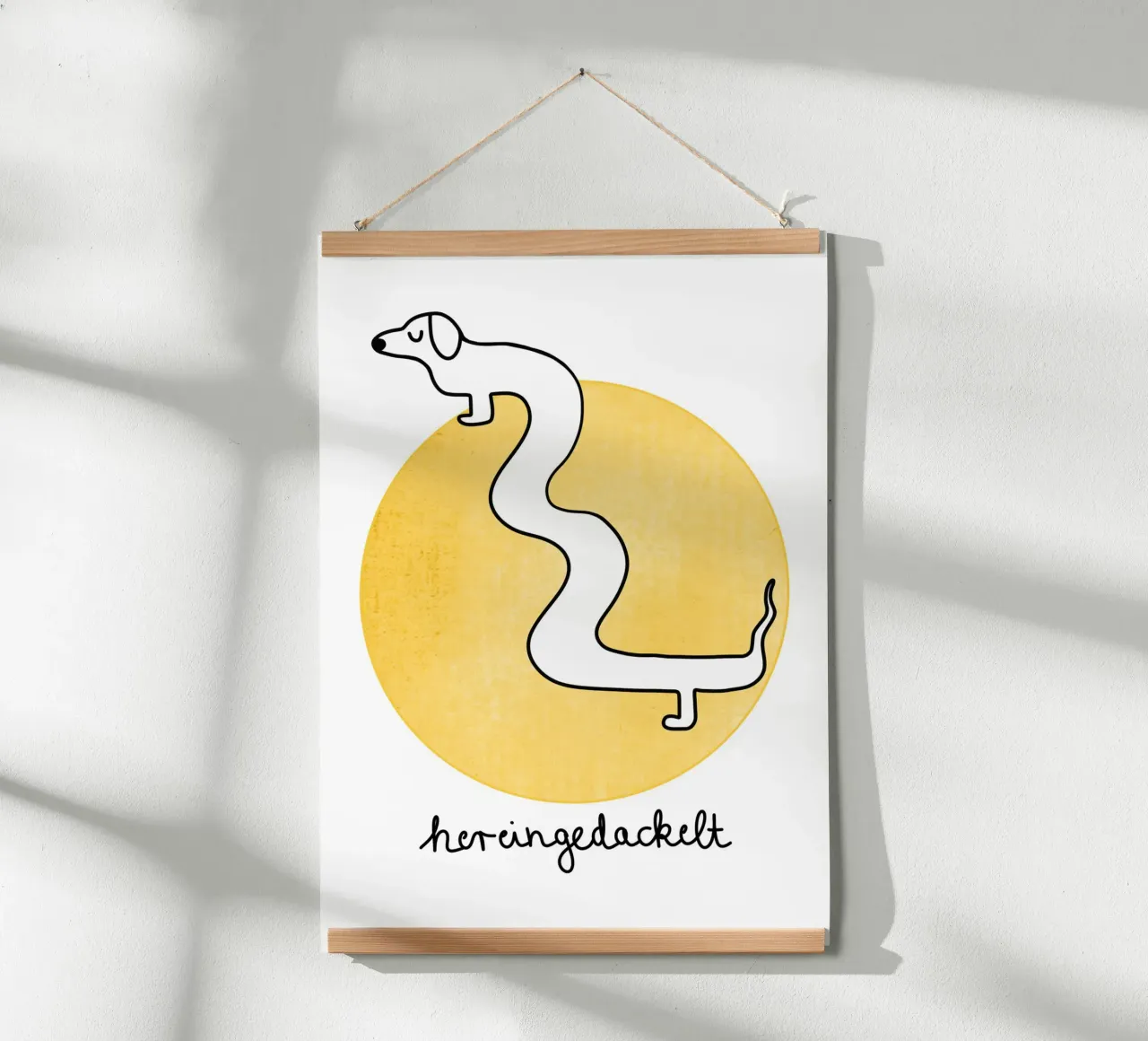 Hereingedackelt poster by BAINAI