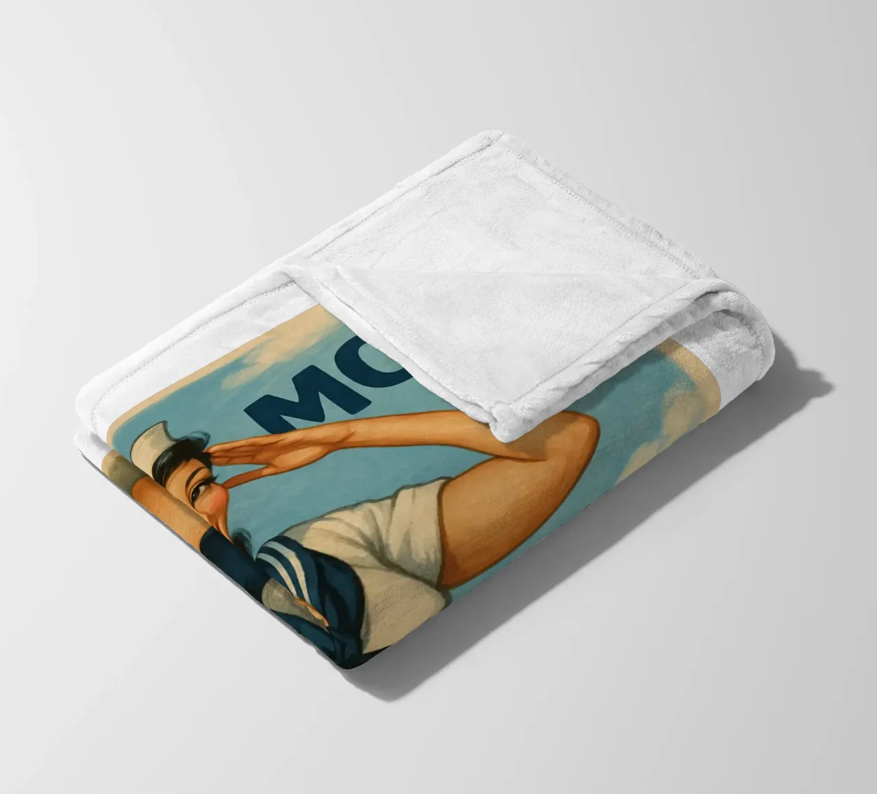 Moin Matrose! coperta in pile da Fies&Fein