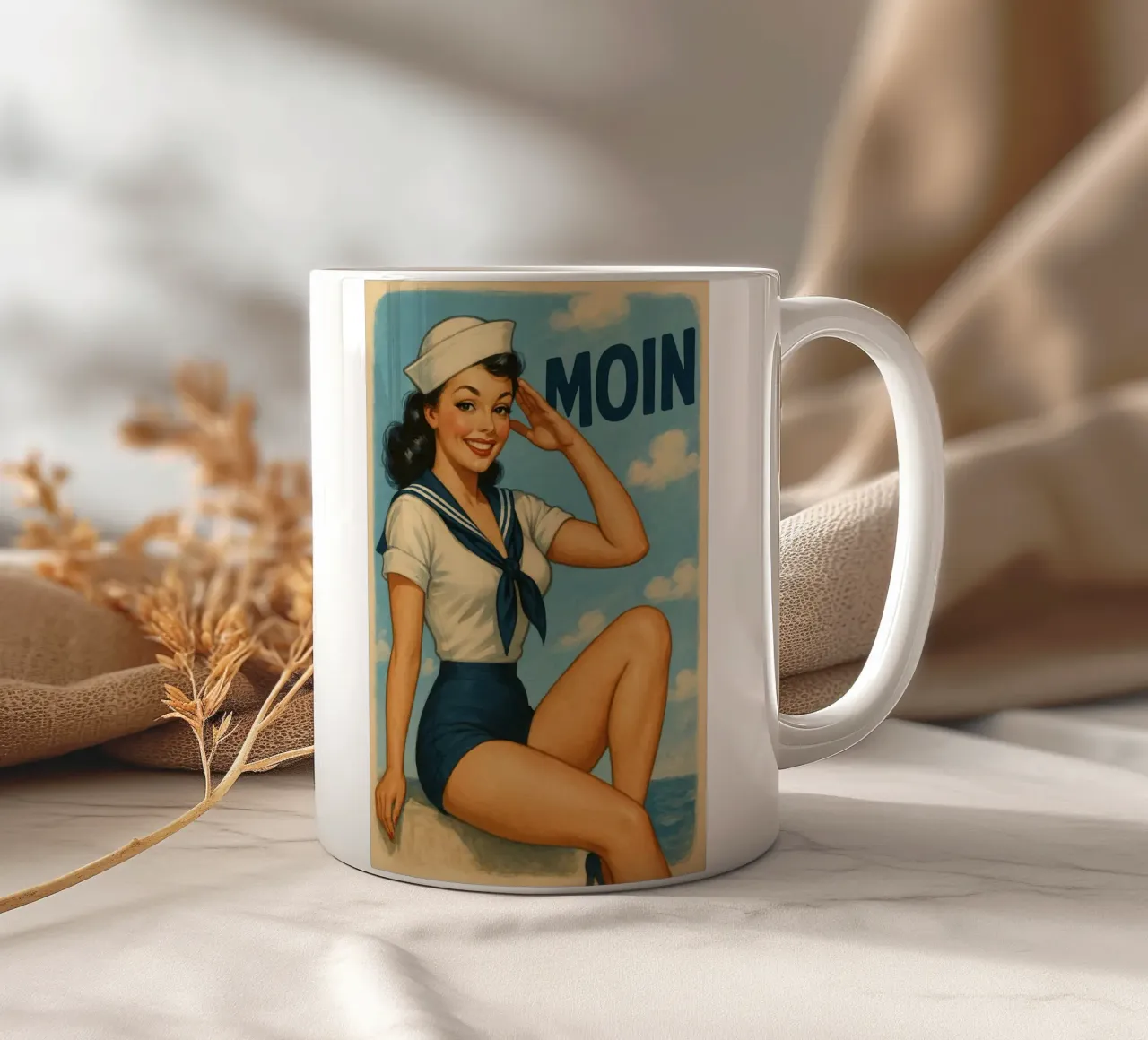 Moin Matrose! tazza in ceramica da Fies&Fein