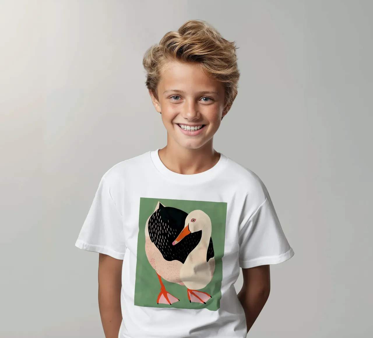 Anatra t-shirt bambini da ArtsySesta