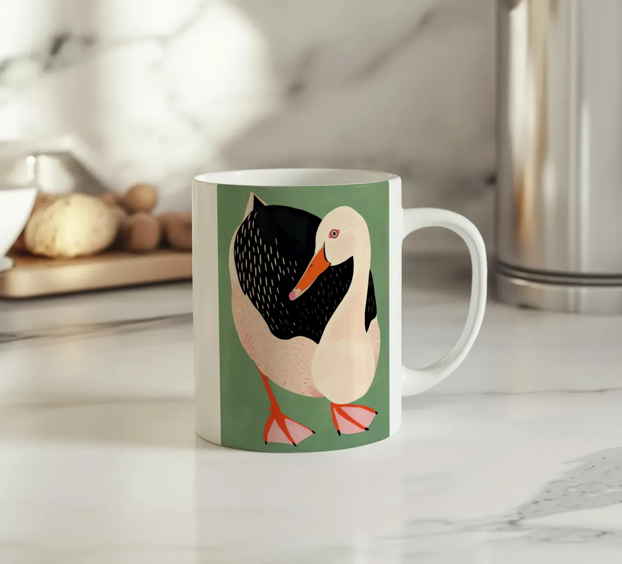 Anatra tazza in ceramica da ArtsySesta