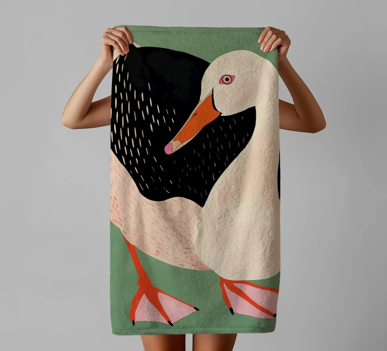 Eend badhanddoek van ArtsySesta