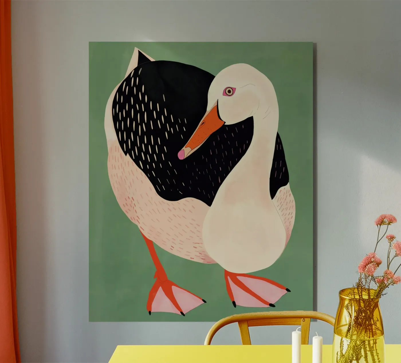 Anatra alluminio dibond da ArtsySesta