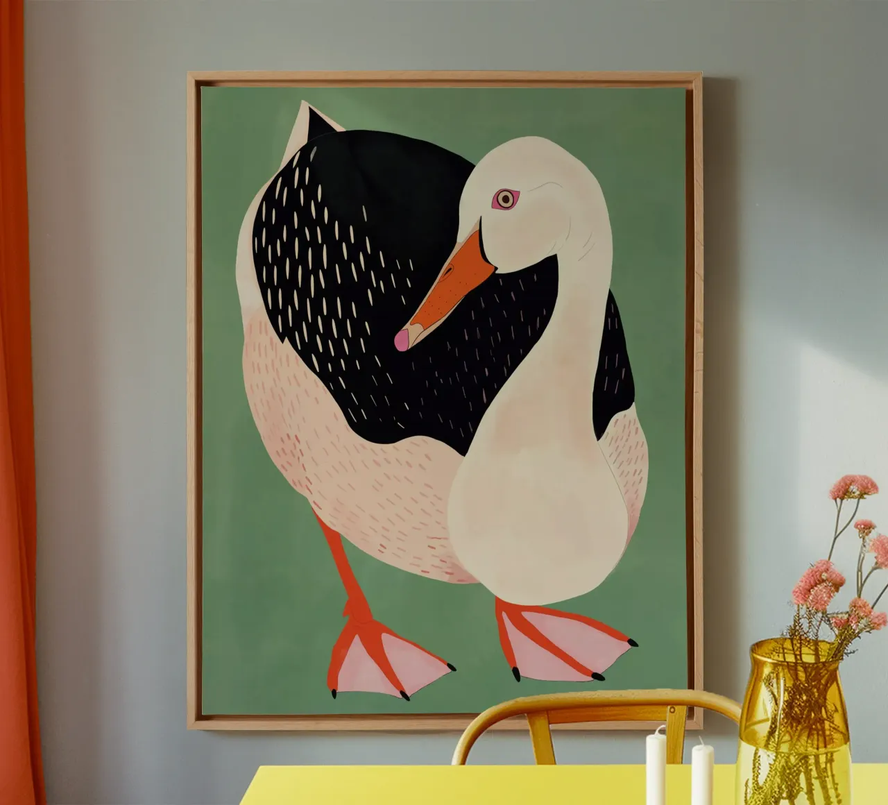 Eend canvas van ArtsySesta