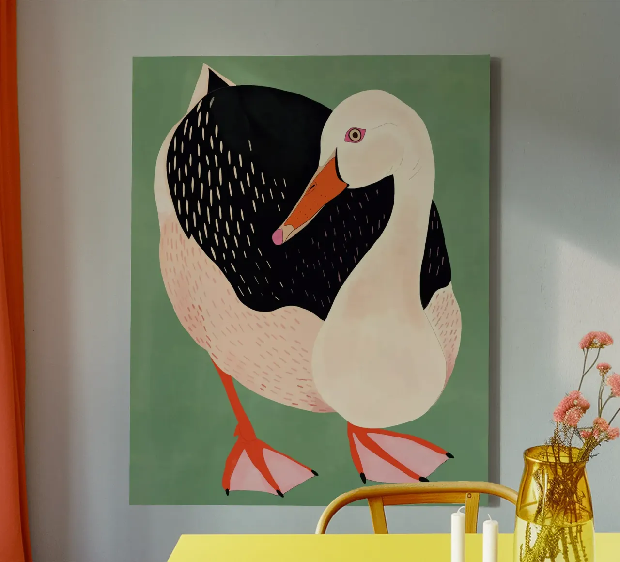 Eend canvas van ArtsySesta