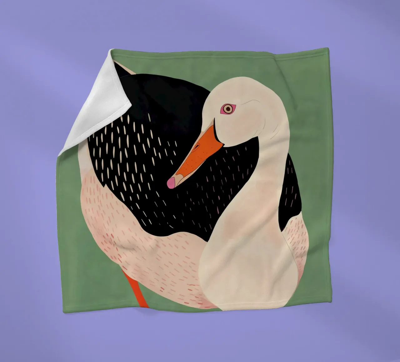 Eend fleecedeken van ArtsySesta