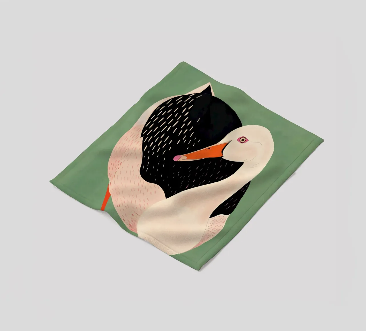 Eend fleecedeken van ArtsySesta