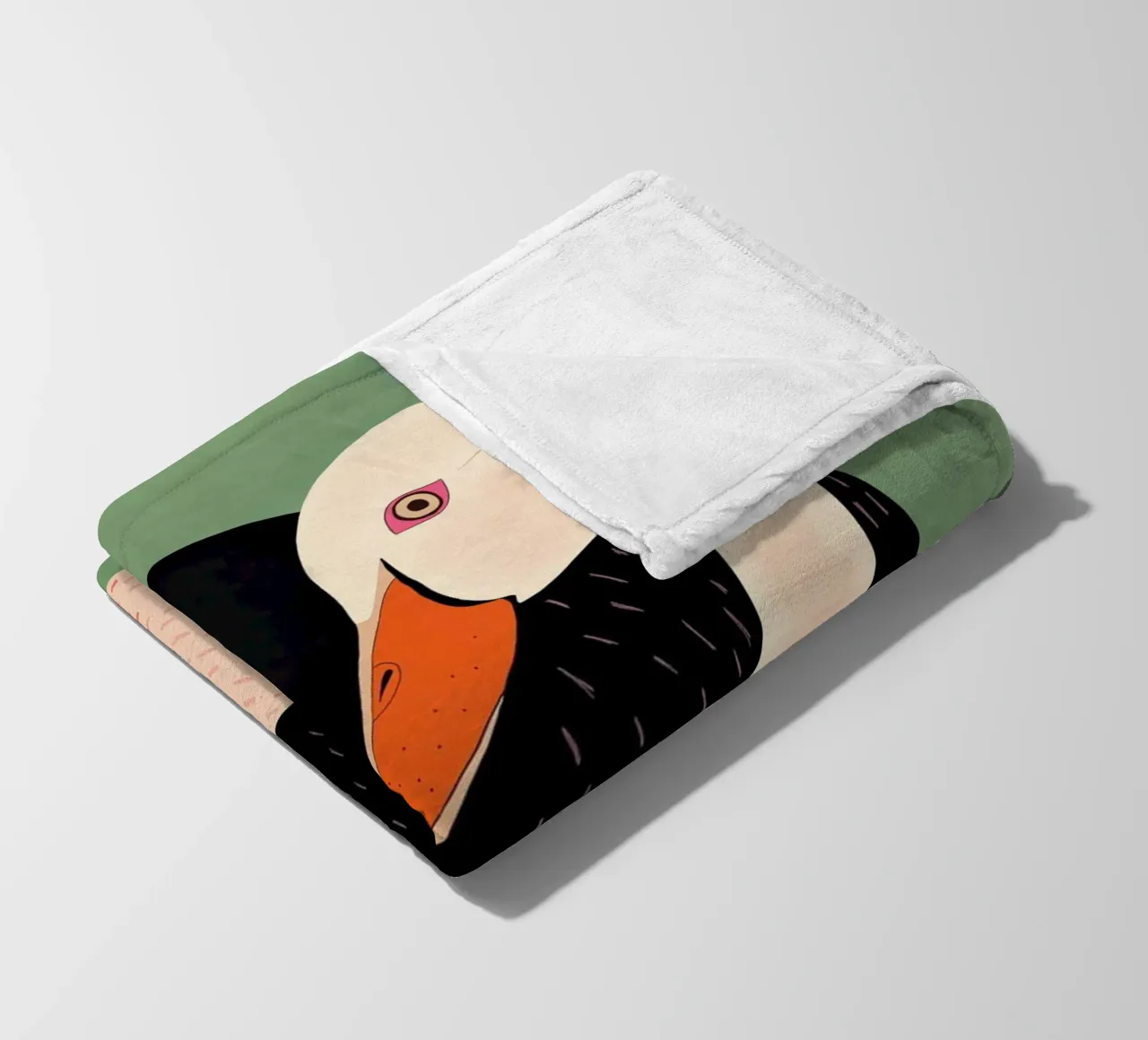 Eend fleecedeken van ArtsySesta