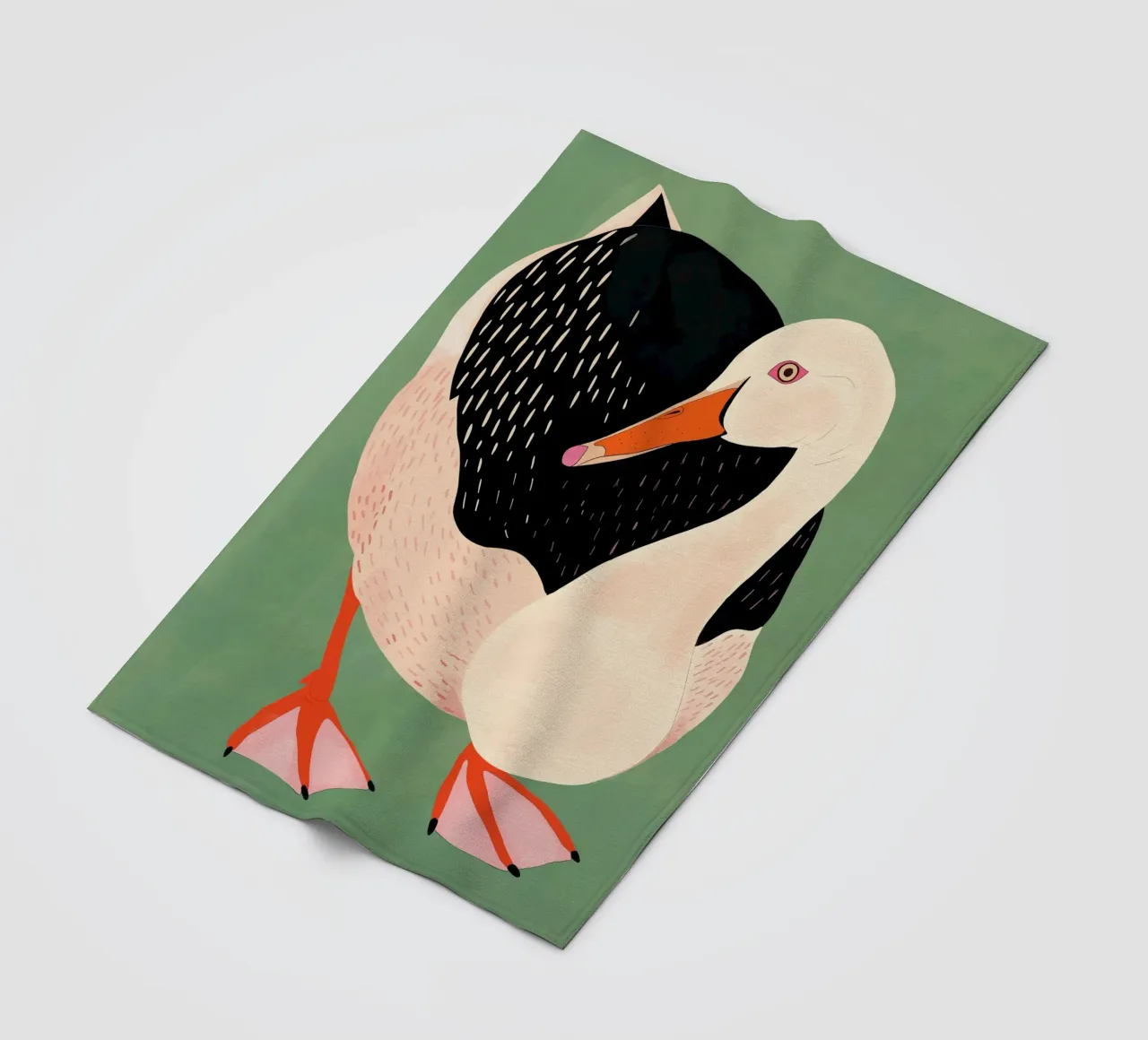 Eend fleecedeken van ArtsySesta