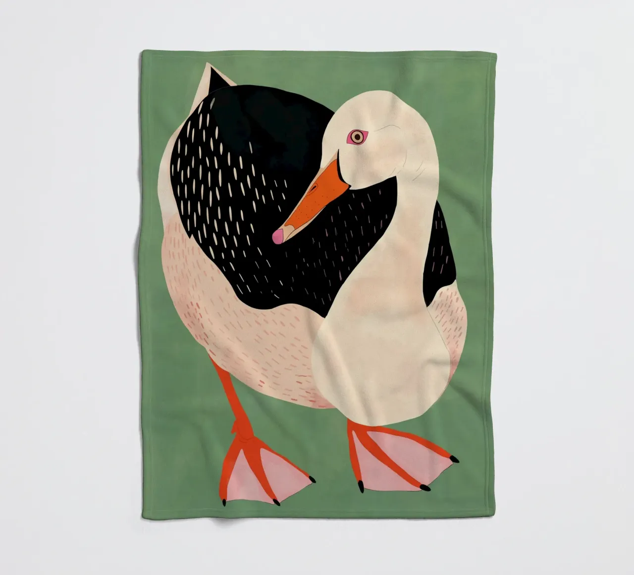 Eend fleecedeken van ArtsySesta