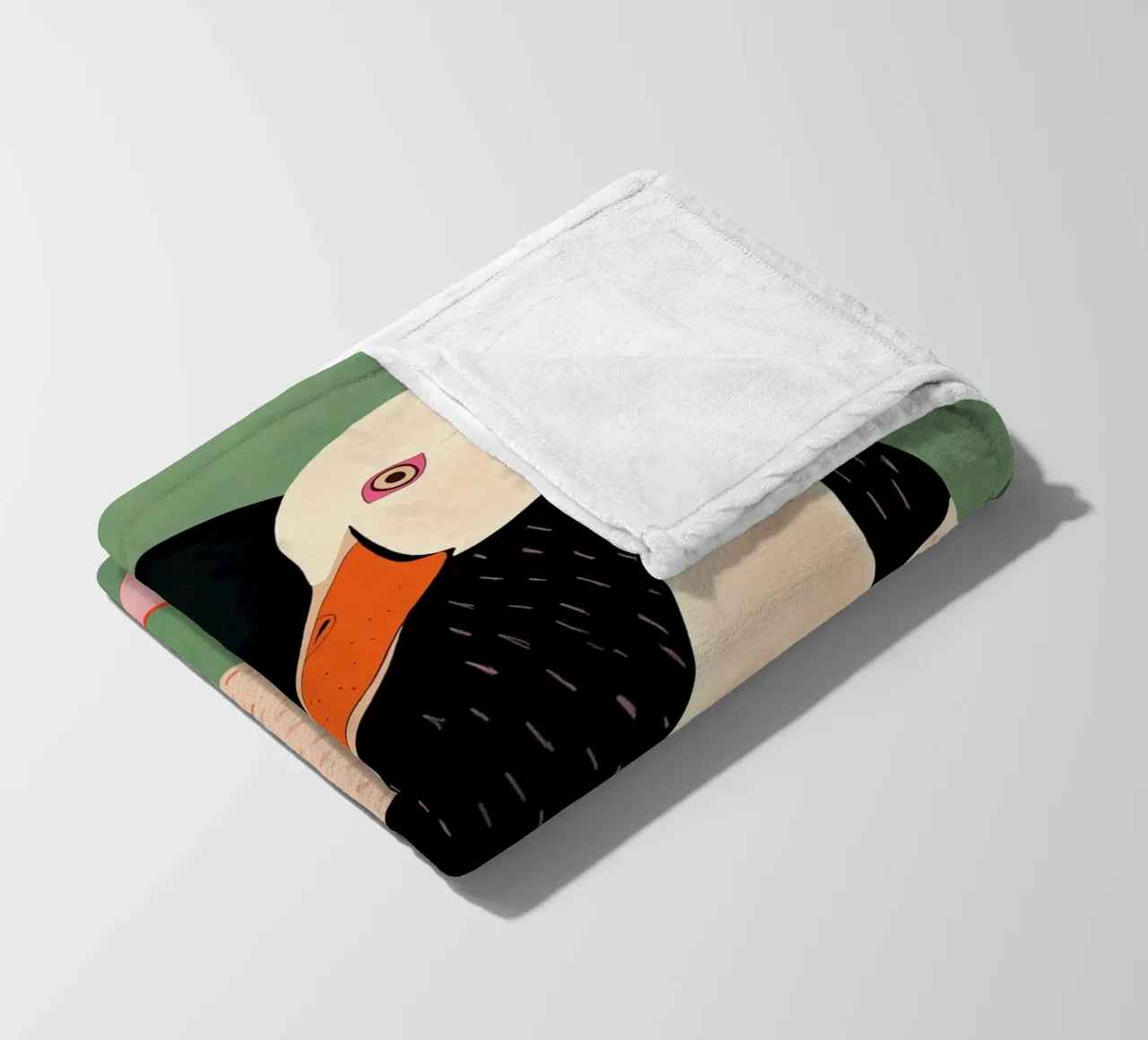 Eend fleecedeken van ArtsySesta