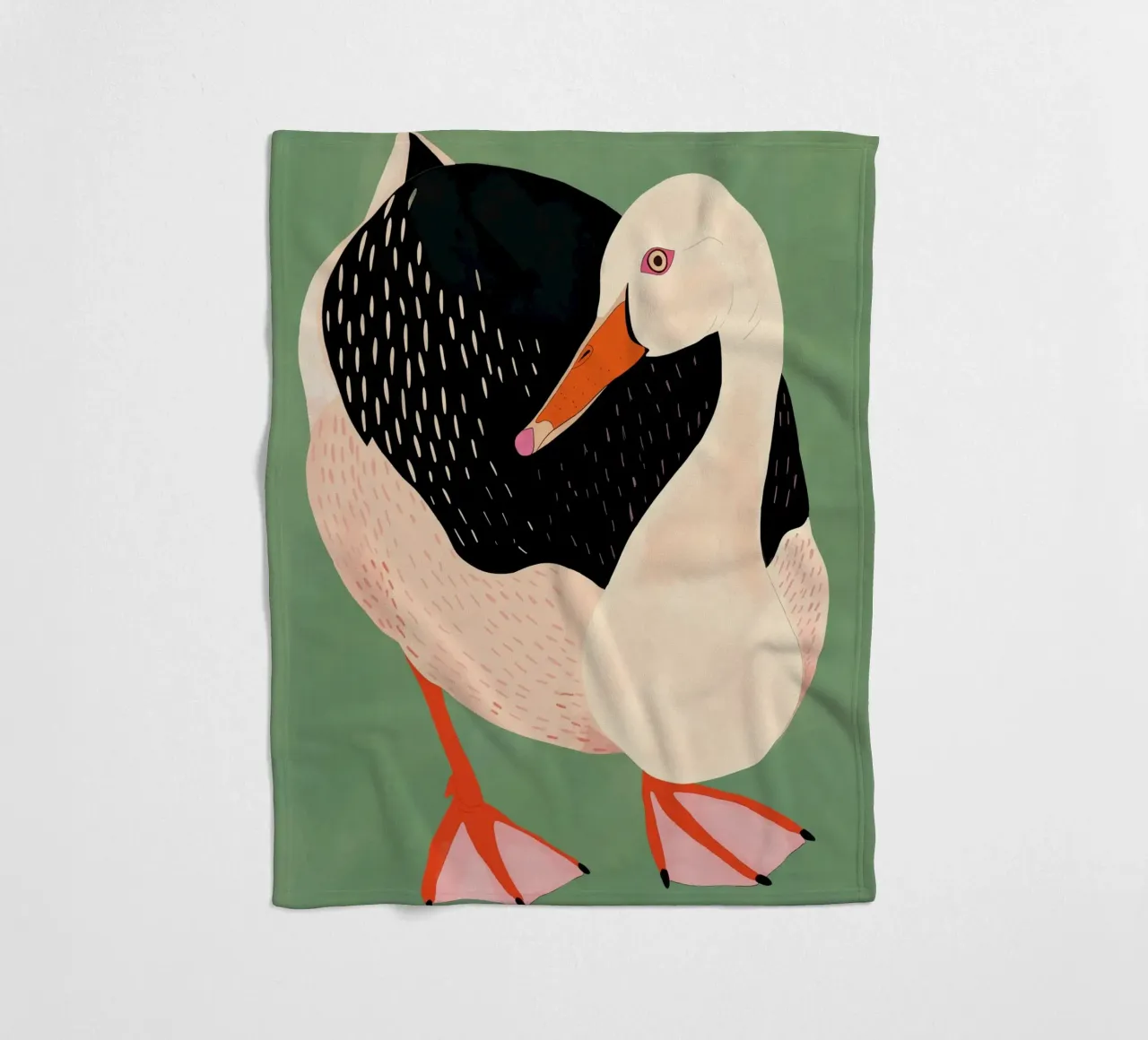 Eend fleecedeken van ArtsySesta