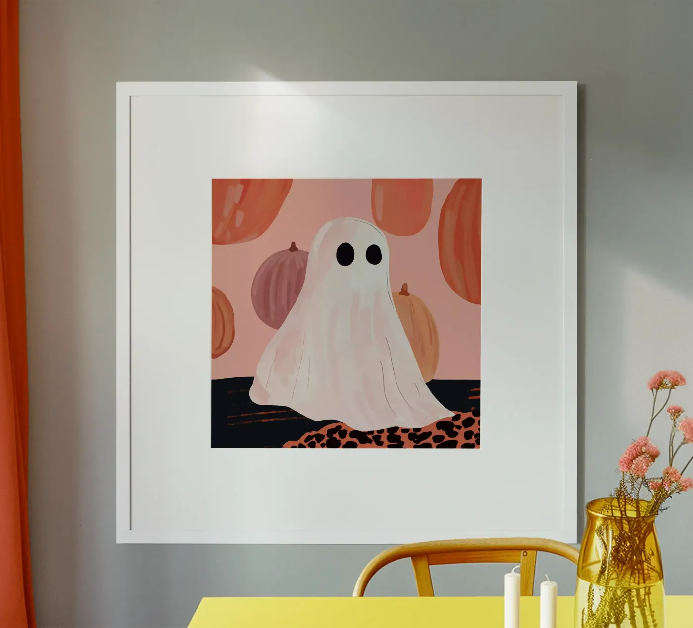 Halloween Ghost poster by ArtsySesta
