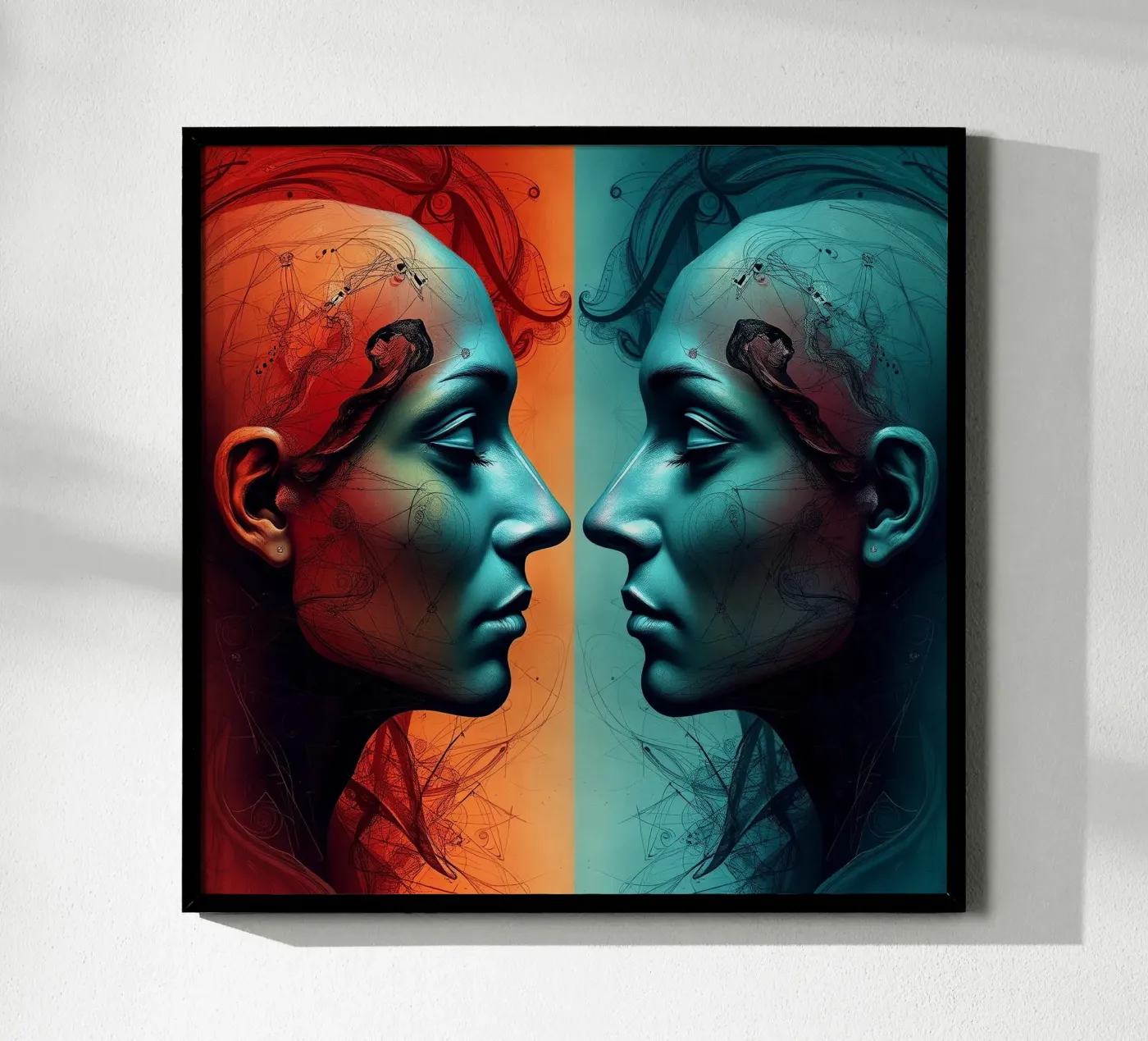 reflet_coloré_9 poster de AI-Portraits by LK