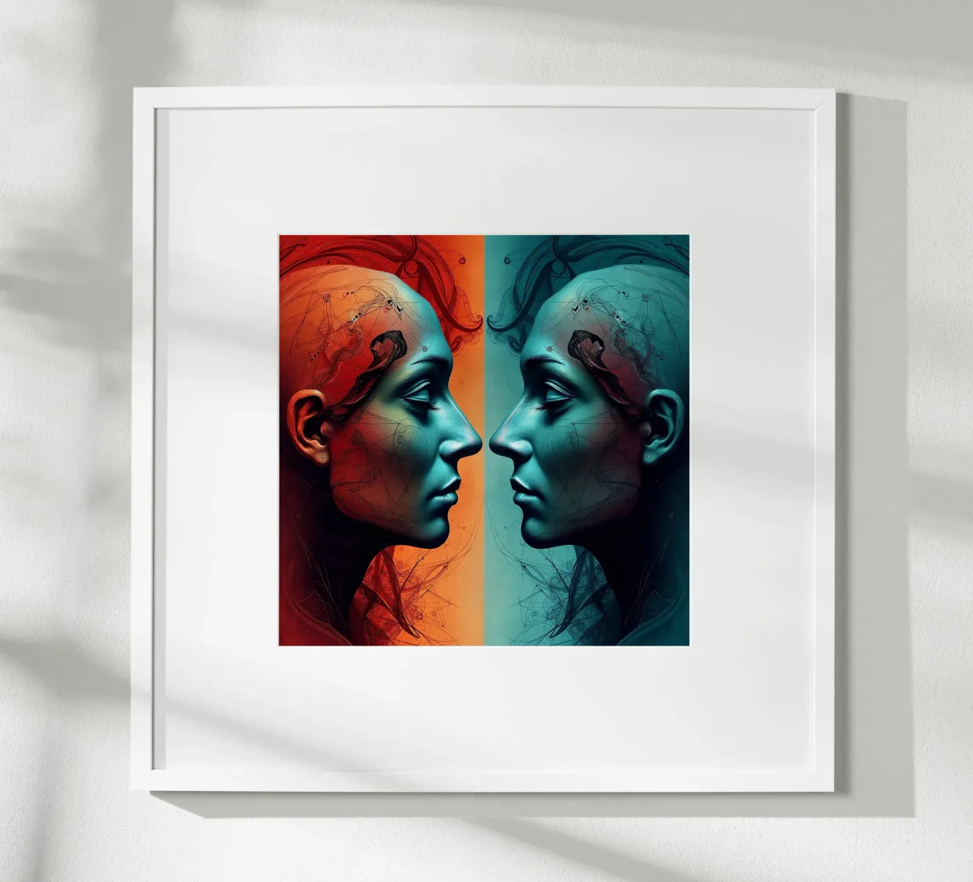 reflet_coloré_9 poster de AI-Portraits by LK