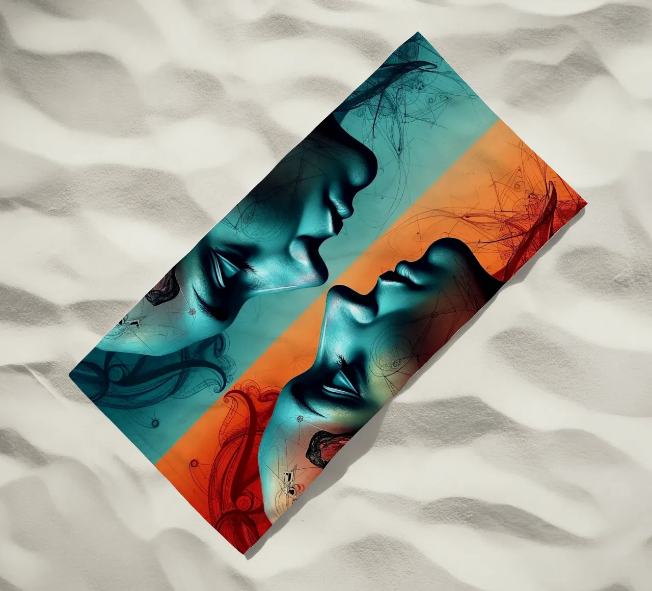 Immagine_specchio_colorata_9 telo mare da AI-Portraits by LK