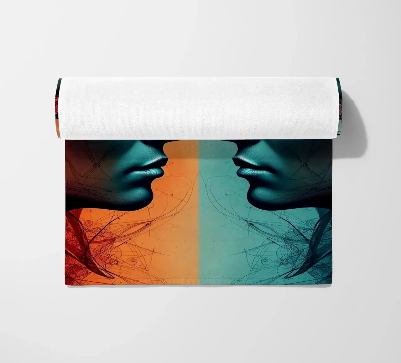 Immagine_specchio_colorata_9 telo mare da AI-Portraits by LK