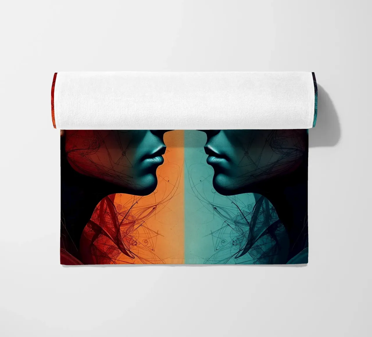 Immagine_specchio_colorata_9 telo mare da AI-Portraits by LK