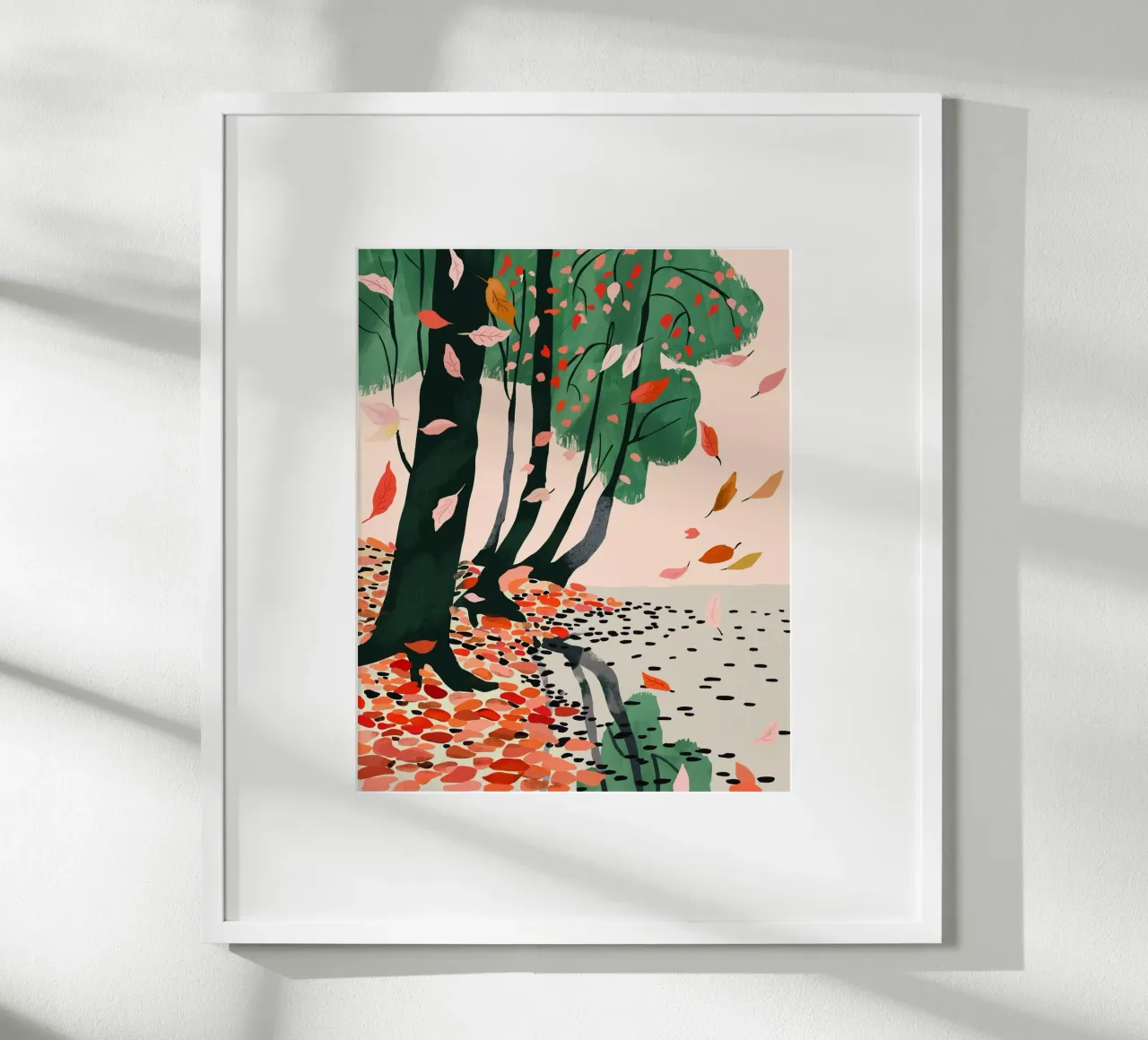 Foglie d'autunno carta hahnemühle da ArtsySesta