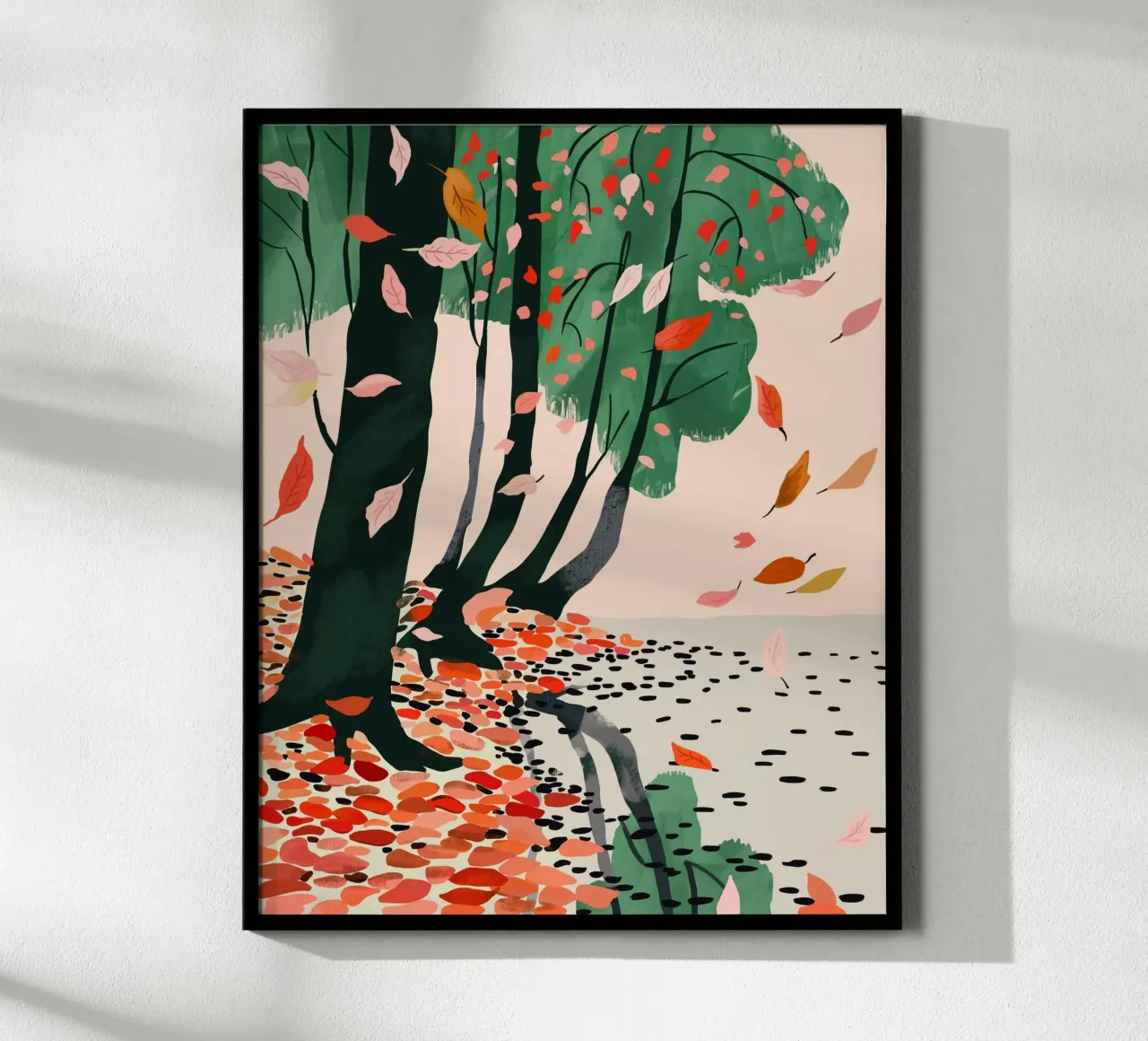 Foglie d'autunno carta hahnemühle da ArtsySesta