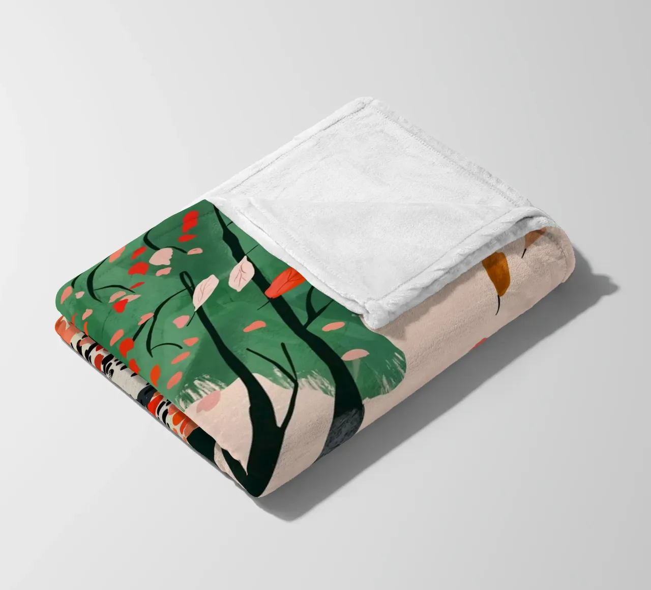 Foglie d'autunno coperta in pile da ArtsySesta