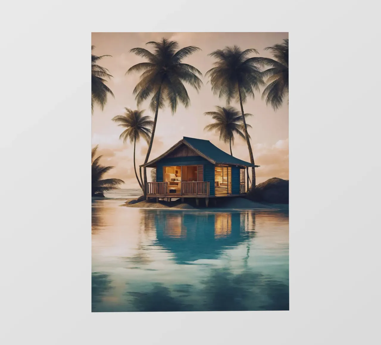 Abendliche Karibikträume telo in pvc da Poster Dreams