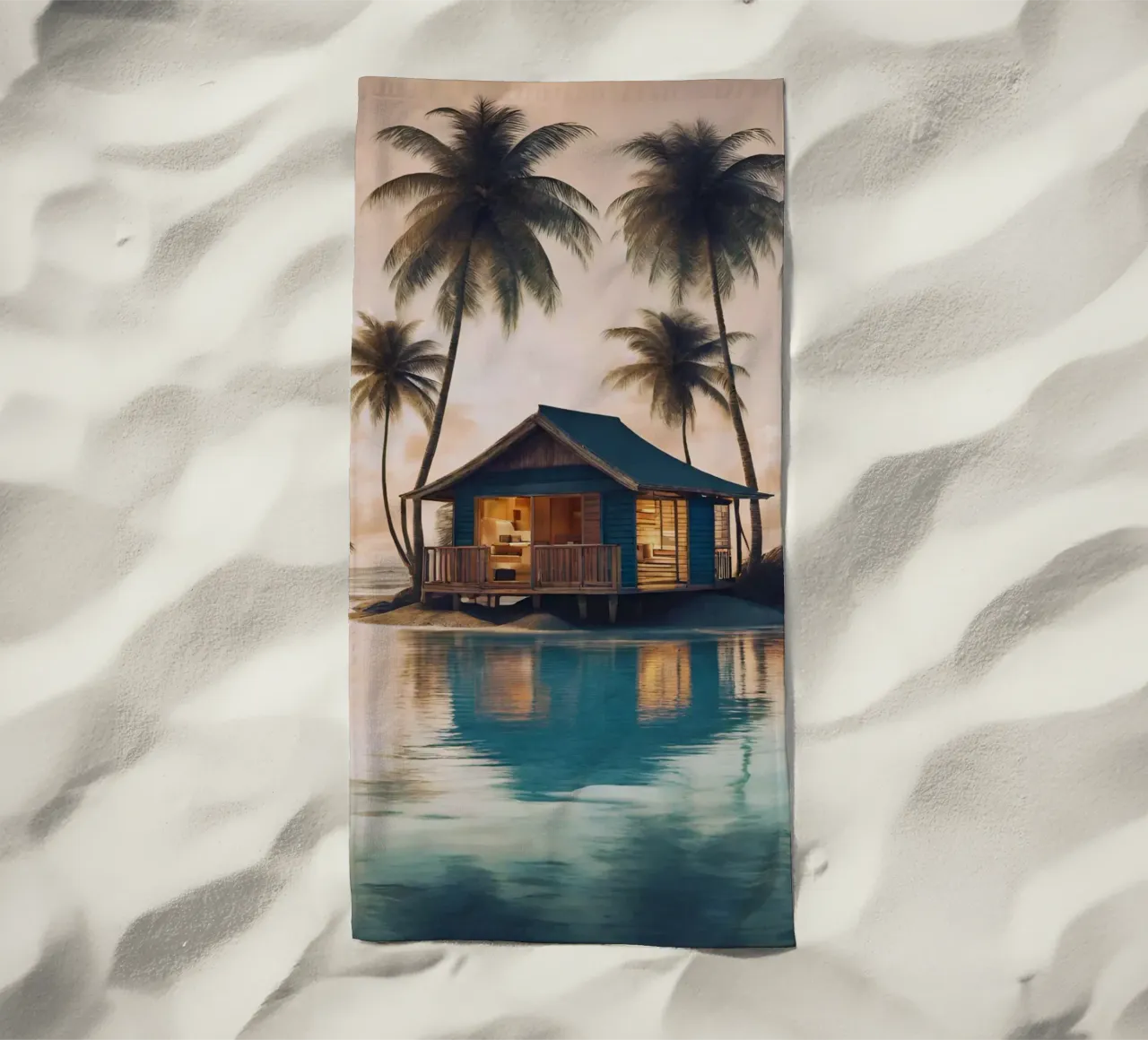 Abendliche Karibikträume telo mare da Poster Dreams