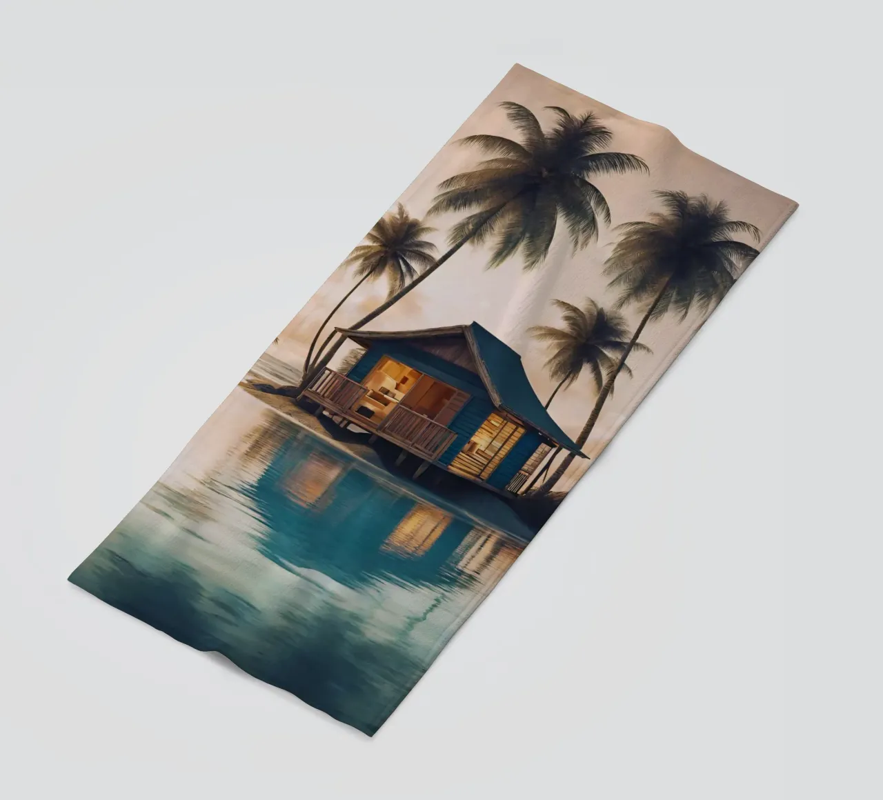 Abendliche Karibikträume telo mare da Poster Dreams