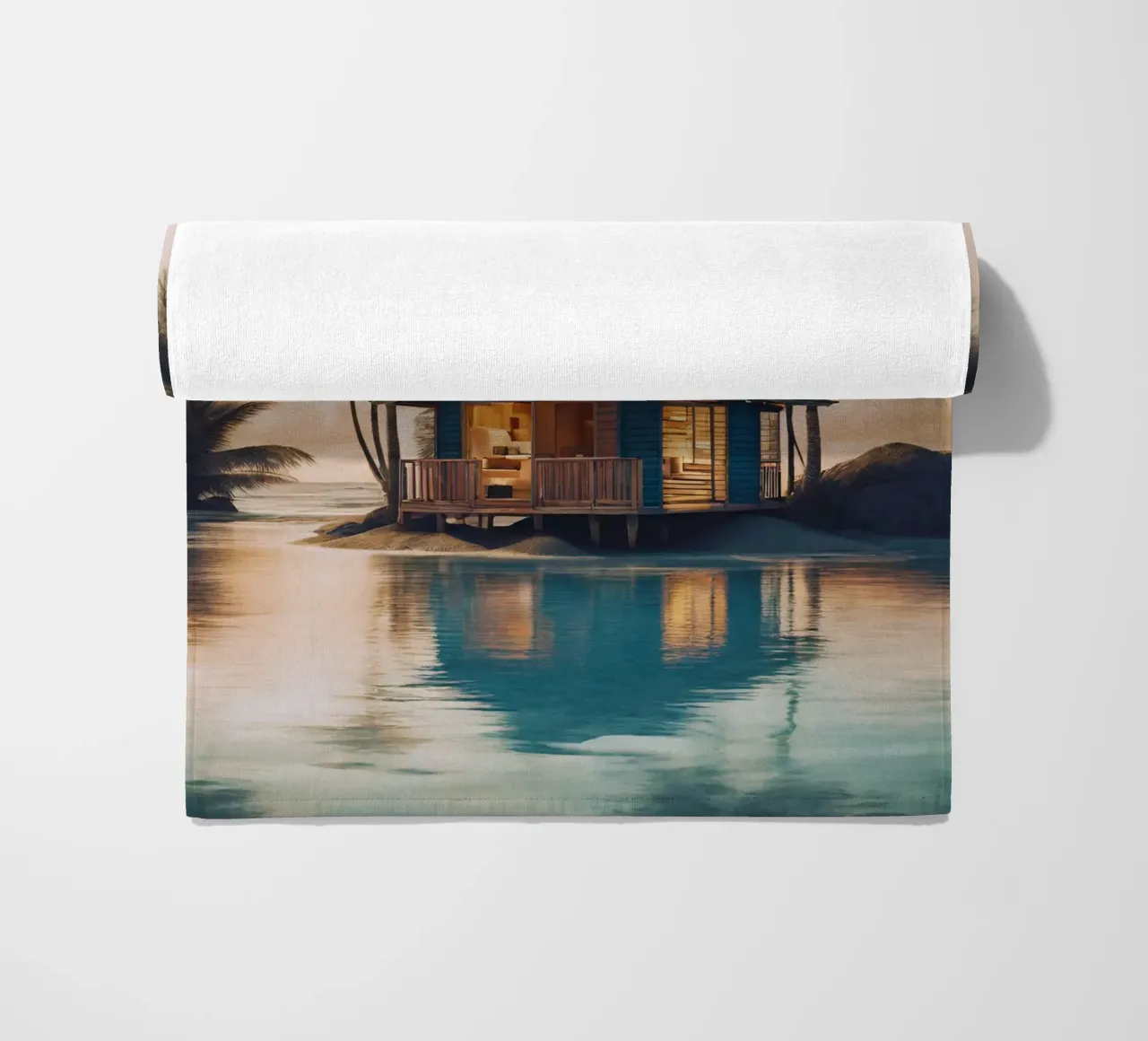 Abendliche Karibikträume telo mare da Poster Dreams
