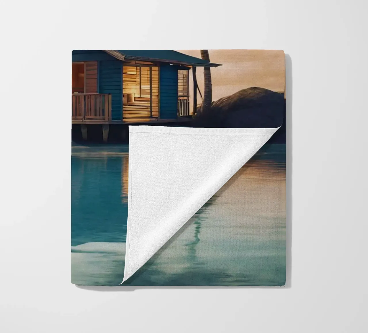 Abendliche Karibikträume telo mare da Poster Dreams