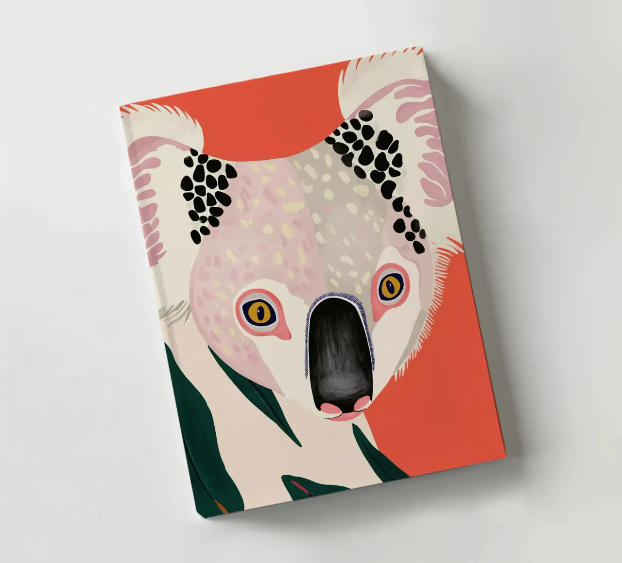 Koala Portrait notebook by ArtsySesta